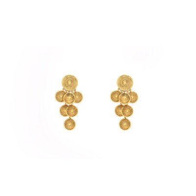 YSL CHARM EARRINGS IN METAL 820145Y15008060